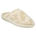 Women's Capri Microterry Scuff Slipper - Tan