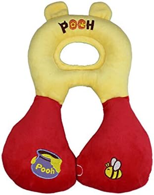 Dooream Baby Child Neck Support Headrest Travel Car Seat Pillow for 0-12Months(Pooh)