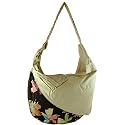 Loop Cream Printed Hobo Bag