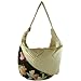 Loop Cream Printed Hobo Bag