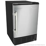 EdgeStar 12 Lbs. Built-In Ice Maker - Stainless Steel Door