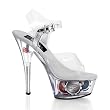 KISS-208DC,6'' Platform Sandal Clear/Clear Size 13