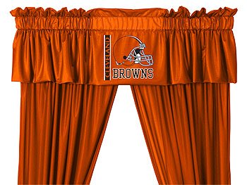 NFL Cleveland Browns - 5pc Jersey Drapes/Curtains and Valanc
