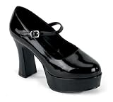 Black Patent 4" Heel - Wide 10