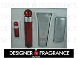 360 RED by Perry Ellis - 3.4 oz EDT SPR, 6.7 A/S, 2.75 DEO, .25 MINI - GIFT SET