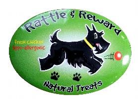 Rattle & Reward Natural Dog Treats 22g Tin