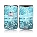 Flores Agua Blue Floral Design Protective Skin Decal Faceplate for Motorola RAZR V3/ V3i/ V3c/ V3m/ V3r/ V3t Cell Phones