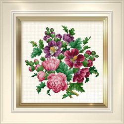 クロスステッチ図案　エレン「EMS093 Symphony in Pink」