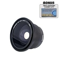 .42x HD Super Wide Angle Panoramic Macro Fisheye Lens For The Nikon D3100, D7000 Digital SLR Camera Which Have Any Of These (18-55mm, 55-200mm, 50mm) Nikon Lenses