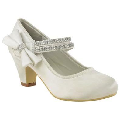 ... BOW LOW MID HEEL SHOES SANDALS SIZE: Amazon: Shoes  Bags