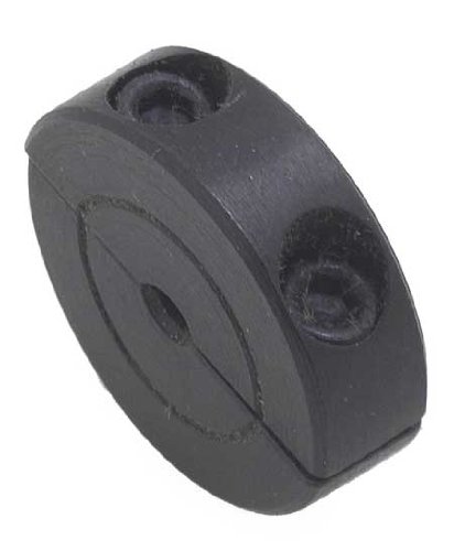 Two Piece Shaft Collar Black Oxide Finish Steel 1/2 ID x 1 1/4 OD (Pack of 5)