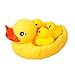 Domire Baby Bath Bathing Toys Rubber Race Squeaky Ducks Yellow