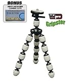 Vidpro Flexible Gripster Camera Tripod For The Sony MHS-CM5, PM5 Bloggie Ca ....