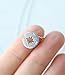 Compass Necklace (Gold, &Silver) Graduation Present, Gift, (silver-plated-base)