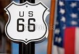 IMAGE OF Wallmonkeys Peel and Stick Wall Decals - Route 66 - 24