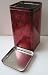 - Empty Red decorative Tin Can for Storage or Decoration - TIN CAN ONLY - NO FOOD OR cookies INSID