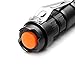 MECO Mini LED Flashlight Adjustable Beam 3 Mode ME07 EDC Torch Powered by AA Battery Not Included