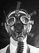 View of a Gas Mask Being Tested Additionally as a Respirator Photographic Poster Prin...