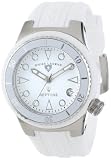 Swiss Legend Womens 11840D-02-WHT Neptune White Dial White Silicone Watch