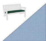 42 Natural Cedar Outdoor Patio Bench or Swing Cushion - Baby Blue