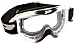 Progrip 3400WTBK 3400 Series Dual Race Line White and Black Goggle