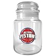 Detroit Pistons 31oz Glass Candy Jar - Primary Logo NBA Basketball