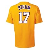 Los Angeles Lakers Andrew Bynum Name and Number T-Shirt
