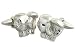 boxer44 - KnockOut Boxing Glove Cufflinks Sterling Silver Handmade