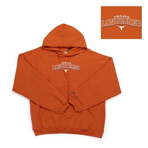 Texas Longhorns NCAA “Goalie” Hooded Sweatshirt (Texas Orange)