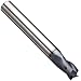 Niagara Cutter C330M Carbide End Mill, General Purpose, AlTiN Coated, 3 Flutes, Square End