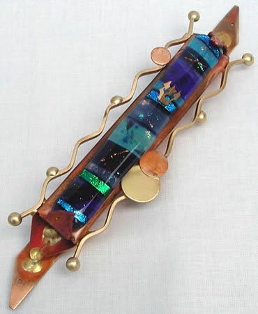 Metallic Glass Mezuzah