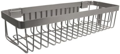 Everythink Adhesive Single Shower Shelf, 11.6 by 4.13-Inch