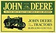 John Deere Tractors Porcelain Refrigerator Magnet
