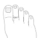 Bling Jewelry Flower Midi Ring Heart Toe Rings 925 Silver Adjustable