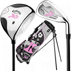 Callaway XJ Junior 11-Piece Girl's Golf Club Set 9-12 Years Old, Right Hand