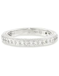 Judith Ripka "Ambrosia" Pave White Sapphire (0.6) Band Ring