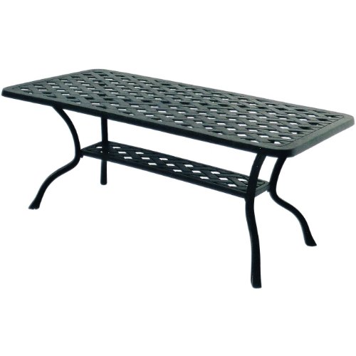 Darlee Series 30 Cast Aluminum Patio Coffee Table Antique Bronze