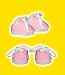 Pink Sneakers clothes fits 12" Snuggl'ems, 8" - 10" Stuffed Animal kits & most Webkinz & Shining Star animals