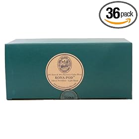 Aloha Island Coffee KONA-POD, Island Breakfast Light Roast, Kona and Hawaiian Coffee... by Aloha Island Coffee Company