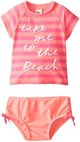 Osh Kosh Baby Girls' Beach Rashguard Set