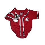 Washington State University Cougars NCAA Baseball Infant/baby Onesie Jersey 18-24 mos.