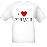 I LOVE KAYLA - Name-series - White T-shirt