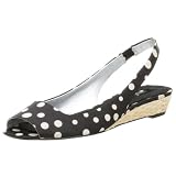 Nine West Womens Ladyville Open Toe Wedge