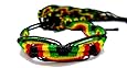 2 Pcs Rasta Friendship Bracelets New Band Tie-on Reggae Carnival Red Green