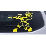 6in X 4.9in Yellow -- Paintball Man Sports Car Window Wall Laptop Decal Sticker by Rad Dezigns