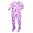 Xhilaration - Girls Heavy Weight Footed Blanket Sleeper, Pink, Purple (Size 4/5)