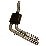 Flowmaster 17398 Cat-back System - Dual Same Side Exit - American Thunder - Aggressive Sound
