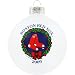 Boston Red Sox 2009 Wreath Round Christmas Tree Ornament