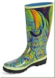 41MoRP XZHL. SL160  Rain Bops   Womens Peekaboo Cowboy Rain Boots