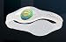 Power Balance Wristband Silicone Bracelet Clear W/White Letters Size: Large